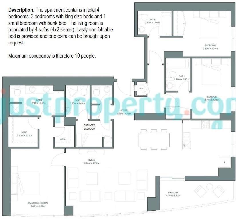 Elite Royal - Full Burj Khalifa & Fountain View - King Apartment *